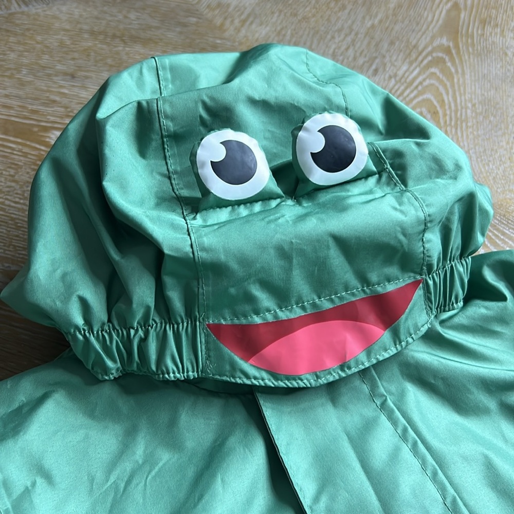 LILY & DAN Green Frog Reflective Jacket S - Picture 4 of 11